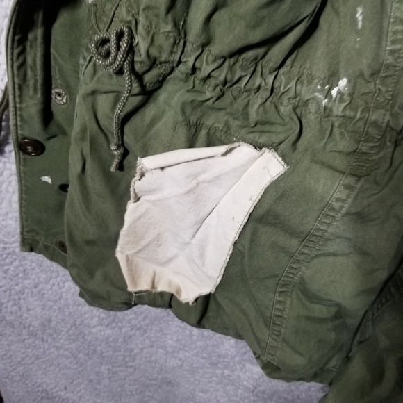 Vintage Vietnam Era‎ M65 Sateen OG-107 Field Jacket Small Short - Picture 5 of 14
